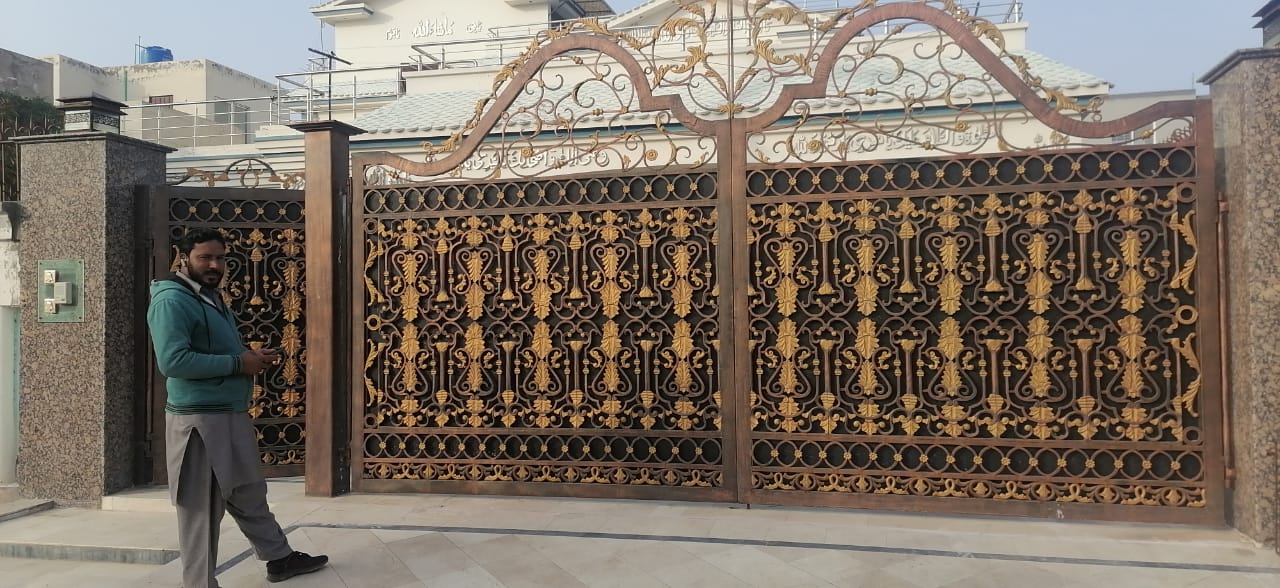 Steel gate fabrication