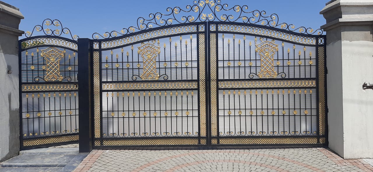 Custom steel gate